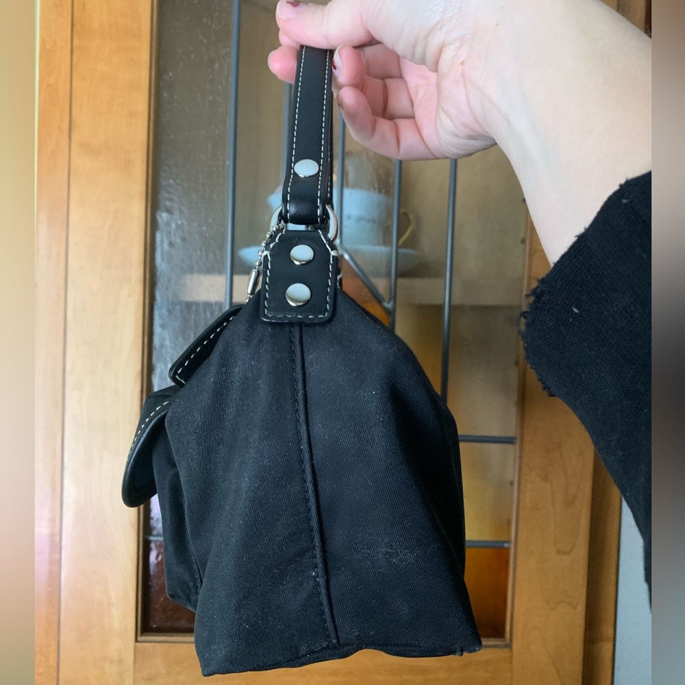 Coach Nylon mini bag contrast stitching - Picture 2 of 8